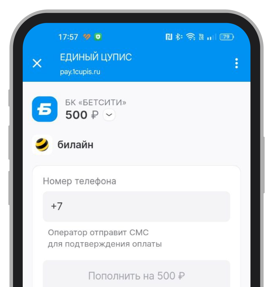 Подтверждение платежа