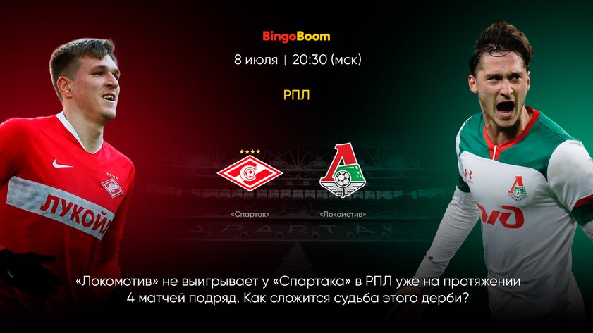 Шансы “Спартака” и “Локомотива” практически равны