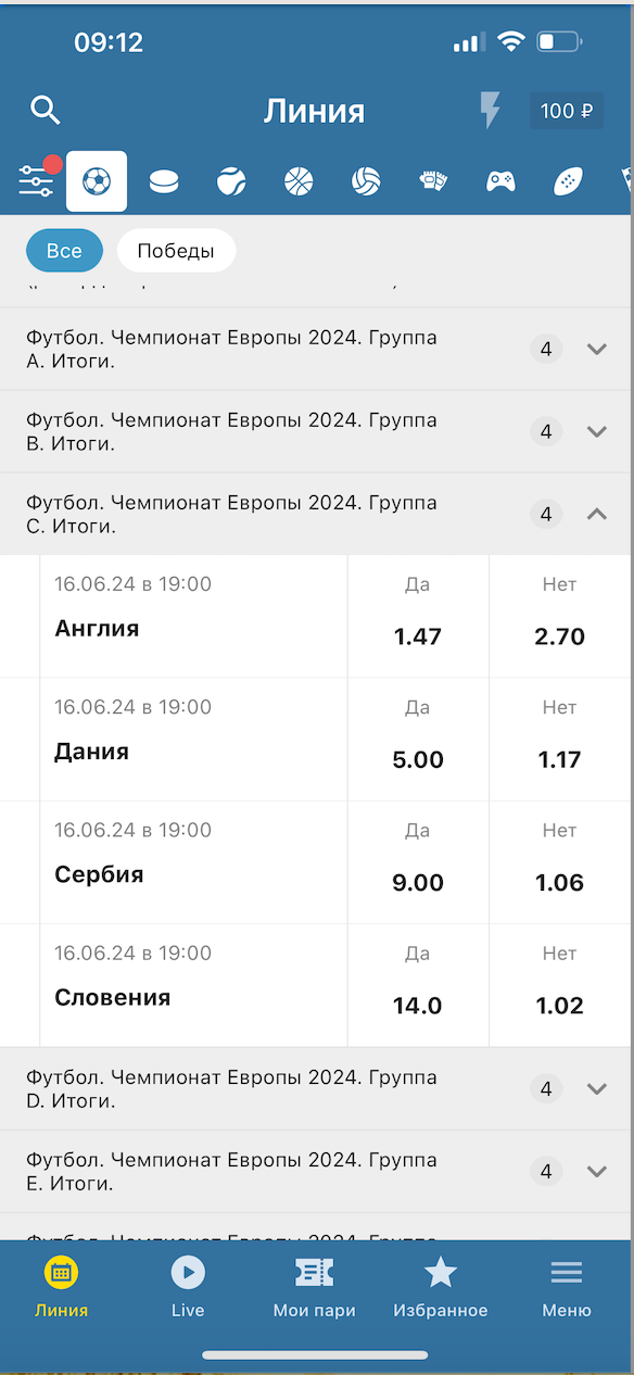Группа C