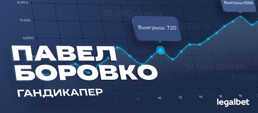 Каппер Legalbet Павел Боровко просто топ – он в плюсе уже 19 месяцев подряд!